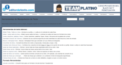 Desktop Screenshot of editordetexto.com